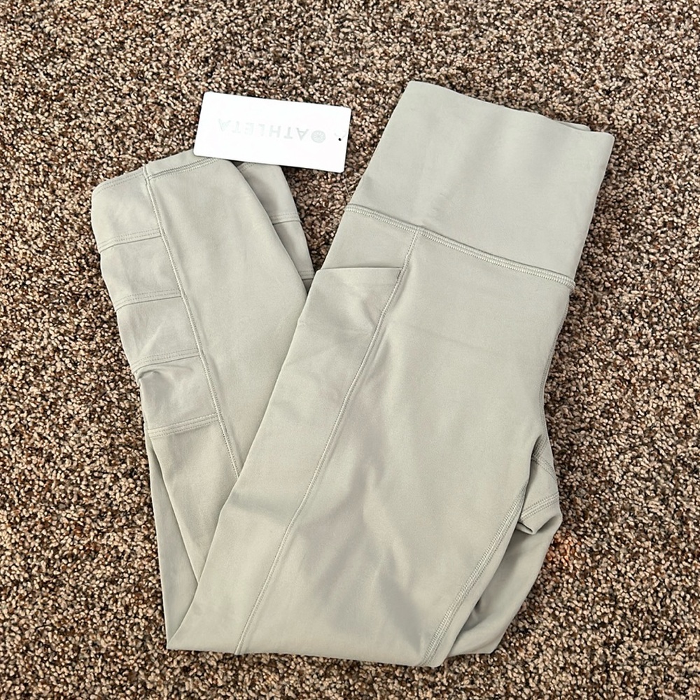 New green athleta leggings